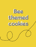 Custom Bee themed engagement 1 dozen COOKIES royal icing DECORATED Engagement bridal wedding COOKIES