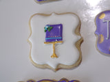BIRTHDAY COOKIES  royal icing DECORATED -COOKIES 1 dozen
