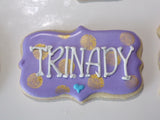 BIRTHDAY COOKIES  royal icing DECORATED -COOKIES 1 dozen