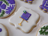BIRTHDAY COOKIES  royal icing DECORATED -COOKIES 1 dozen