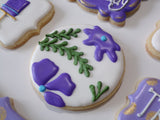 BIRTHDAY COOKIES  royal icing DECORATED -COOKIES 1 dozen