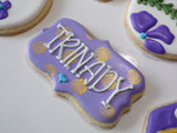 BIRTHDAY COOKIES  royal icing DECORATED -COOKIES 1 dozen