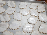 Engagement Bridal and wedding Plaque COOKIES  royal icing DECORATED -COOKIES 1 dozen cookies