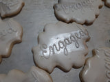 Engagement Bridal and wedding Plaque COOKIES  royal icing DECORATED -COOKIES 1 dozen cookies
