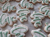 Engagement Bridal and wedding LOVE COOKIES  royal icing DECORATED -COOKIES