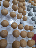 100 CAKEPOPS, silver or gold wedding bulk order CAKE POPS, shipping included,100 wedding cake pops for bulk order, restaurants food service industry.