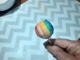 RAINBOW CAKE POPS (1 Dozen)