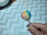 RAINBOW CAKE POPS (1 Dozen)