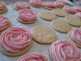 SUGAR COOKIES with buttercream frosting decorated COOKIES 1 dozen cookies