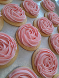 SUGAR COOKIES with buttercream frosting decorated COOKIES 1 dozen cookies