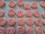SUGAR COOKIES with buttercream frosting decorated COOKIES 1 dozen cookies