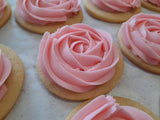 SUGAR COOKIES with buttercream frosting decorated COOKIES 1 dozen cookies