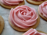 SUGAR COOKIES with buttercream frosting decorated COOKIES 1 dozen cookies