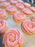 SUGAR COOKIES with buttercream frosting decorated COOKIES 1 dozen cookies