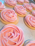 SUGAR COOKIES with buttercream frosting decorated COOKIES 1 dozen cookies