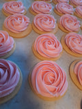 SUGAR COOKIES with buttercream frosting decorated COOKIES 1 dozen cookies