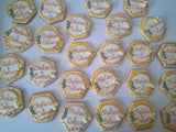 Custom Bee themed engagement 1 dozen COOKIES royal icing DECORATED Engagement bridal wedding COOKIES