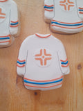 Cookies, JERSEYS for sports team LOGO COOKIES  royal icing DECORATED -COOKIE