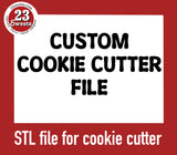 COOKIE CUTTER STL file, Shamrock Rainbow STL Cookie cutter file, instant download 3d printer file