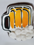Cookies, BEER MUG COOKIES,  BIRTHDAY COOKIES  royal icing DECORATED -COOKIES 1 dozen, dirty thirty cookies