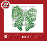 COOKIE CUTTER STL file, Big Bow STL Cookie cutter file, instant download 3d printer file