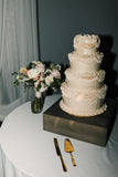4 tier vintage cake, retro cake Lambeth style  WEDDING CAKE  round cakes, delivery is extra