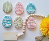 Cookies, EASTER EGG Themed cookies, 1 dozen, royal icing DECORATED -COOKIE