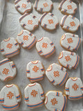 Cookies, JERSEYS for sports team LOGO COOKIES  royal icing DECORATED -COOKIE