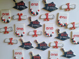 Graduation cookies Grad cookies, vibrant bold colours royal icing Graduation Grad cookies DECORATED -COOKIES