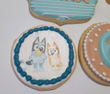 Dog cookies, birthday cookies, 23sweets.com custom cookie set,