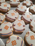 Cookies, JERSEYS for sports team LOGO COOKIES  royal icing DECORATED -COOKIE