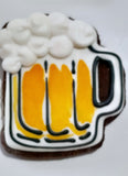 Cookies, BEER MUG COOKIES,  BIRTHDAY COOKIES  royal icing DECORATED -COOKIES 1 dozen, dirty thirty cookies