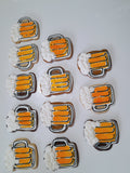 Cookies, BEER MUG COOKIES,  BIRTHDAY COOKIES  royal icing DECORATED -COOKIES 1 dozen, dirty thirty cookies