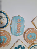 Dog cookies, birthday cookies, 23sweets.com custom cookie set,