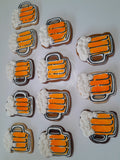 Cookies, BEER MUG COOKIES,  BIRTHDAY COOKIES  royal icing DECORATED -COOKIES 1 dozen, dirty thirty cookies