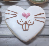 Cookies, EASTER BUNNY N CARROTS Themed cookies, 1 dozen, royal icing DECORATED -COOKIE