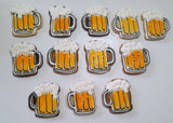 Cookies, BEER MUG COOKIES,  BIRTHDAY COOKIES  royal icing DECORATED -COOKIES 1 dozen, dirty thirty cookies