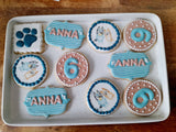 Dog cookies, birthday cookies, 23sweets.com custom cookie set,