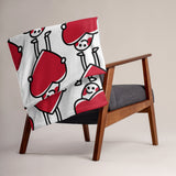 Throw Blanket heart blanket for her, gift for her, blanket gift, valentines day gift