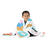 Throw Blanket sweets blanket for her, gift for her, blanket gift, valentines day gift for her, baked goods