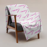 Throw Blanket LOVE blanket for her, gift for her, blanket gift, valentines day blanket gift for her