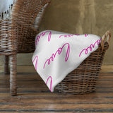 Throw Blanket LOVE blanket for her, gift for her, blanket gift, valentines day blanket gift for her