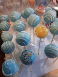 CAKE POPS, CAKEPOPS,100 RAINBOW cake pops for bulk order, restaurants food service industry.* shipping cost included