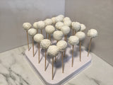 CAKE POPS, CAKEPOPS, 100 cake pops with shipping included, for large events, weddings, corporate events, bulk supply, restaurant supply, coffee shop supply