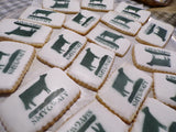CUSTOM LOGO COOKIES decorated royal iced COOKIES 100  cookies