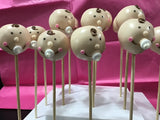 CAKEPOPS with gold ribbon