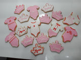 COOKIES  Baby rompers, royal icing DECORATED -COOKIES