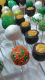 CAKEPOPS with gold ribbon