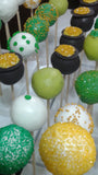 CAKEPOPS with gold ribbon