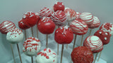 CAKEPOPS with gold ribbon
